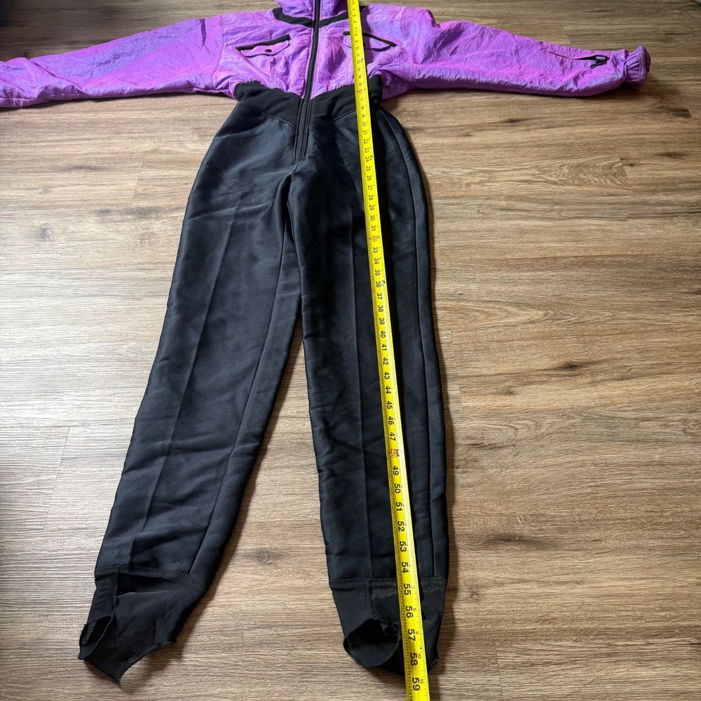 VTG NILS Skiwear One Piece Snowsuit Jumpsuit Iridescent Purple | Size XS - Picture 12 of 16
